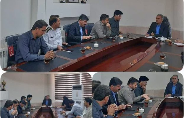 جلسه ستاد ساماندهی عمران شهری شهرستان ایوان 