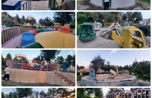 ✅تکمیل عملیات نصب و راه‌اندازی وسایل نشاط  پارک شهدا در دستور کار شهرداری ایوان